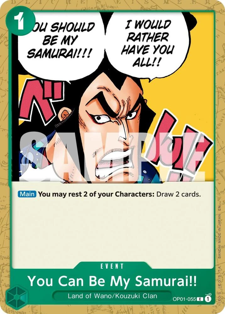 You Can Be My Samurai!! (Pirate Foil) (Reprint)