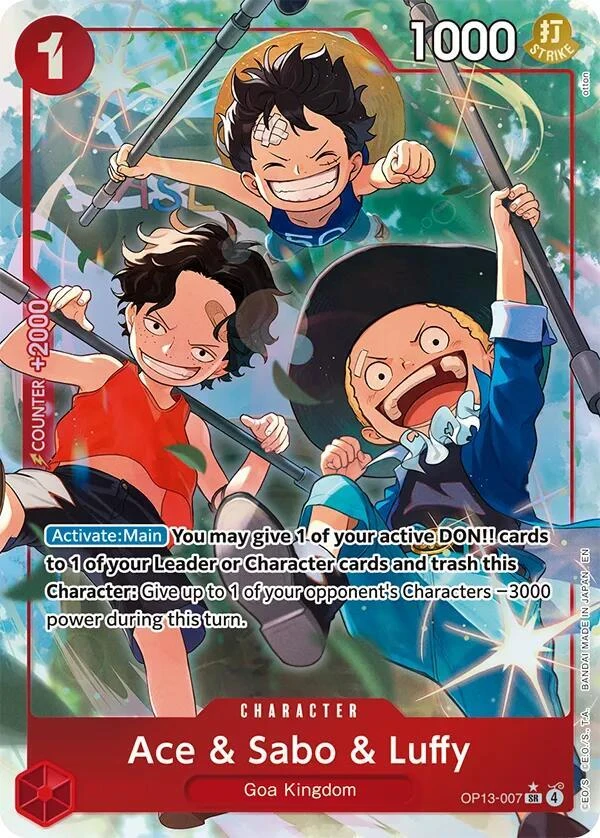 Ace & Sabo & Luffy Alternate Art