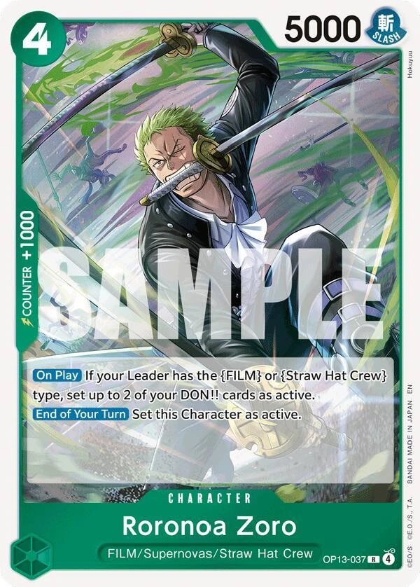 Roronoa Zoro (OP13-037) Base