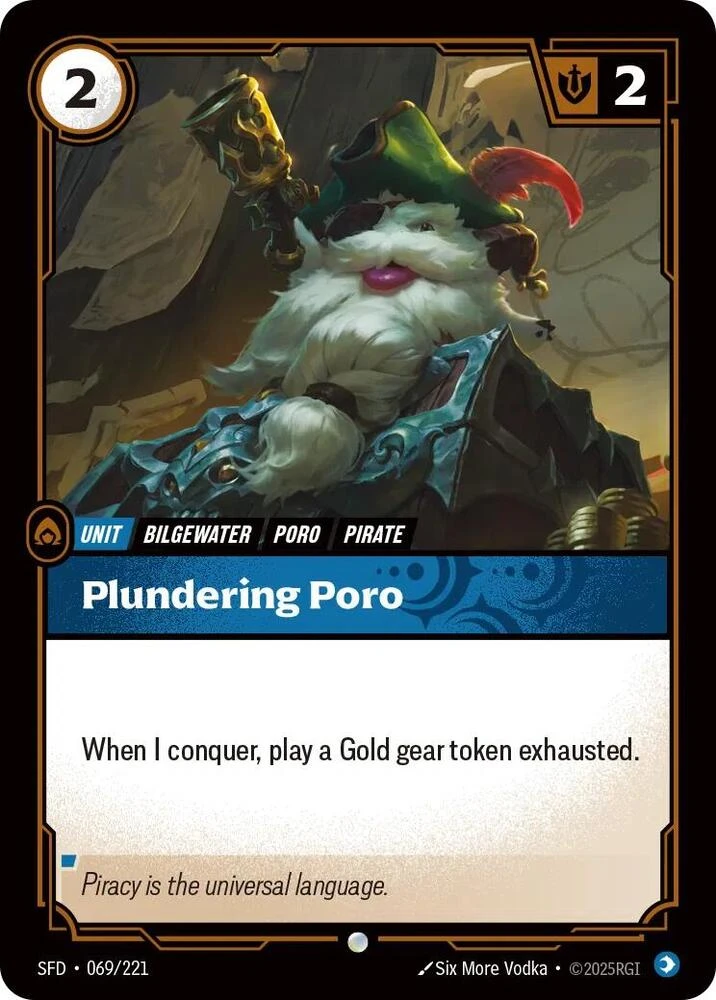 Plundering Poro
