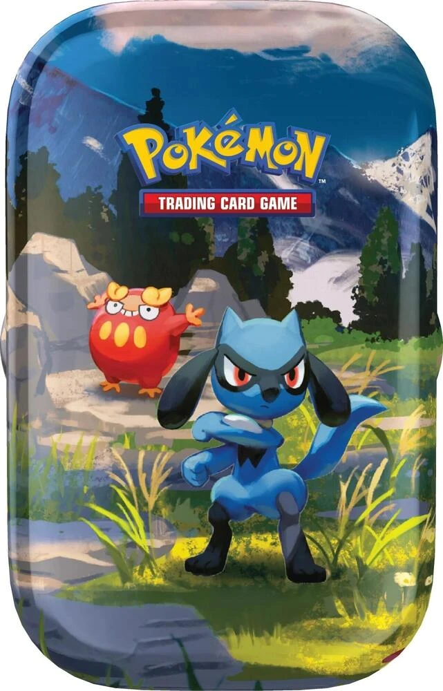 Ascended Heroes Mini Tin Riolu and Darumaka