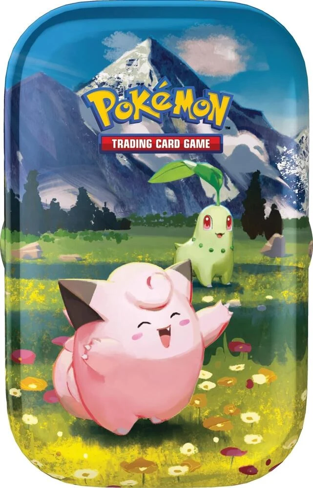 Ascended Heroes Mini Tin Clefairy and Chikorita