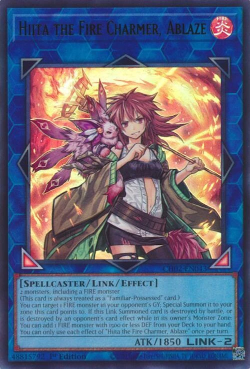 Hiita the Fire Charmer Ablaze