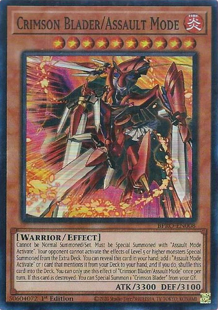 Crimson Blader Assault Mode