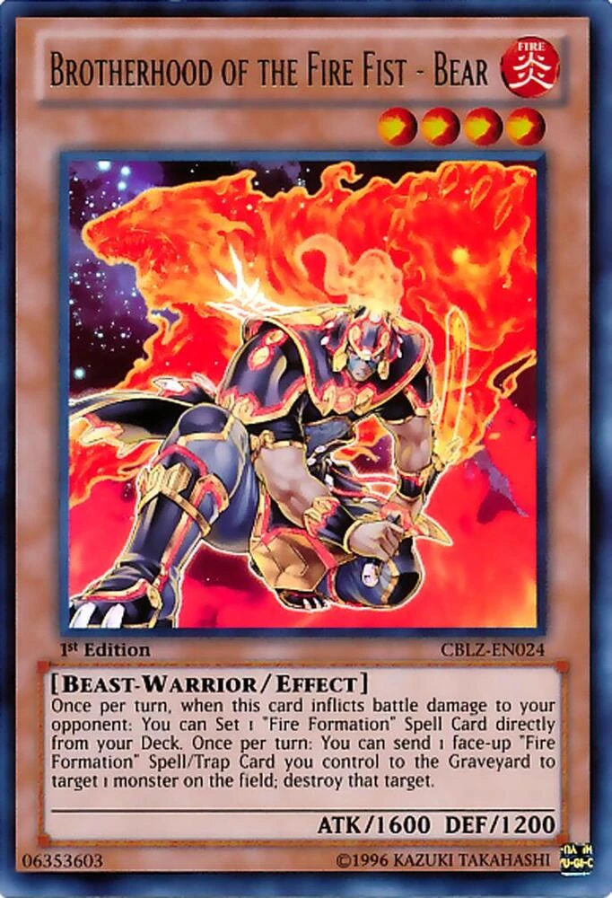 Brotherhood of the Fire Fist Bear