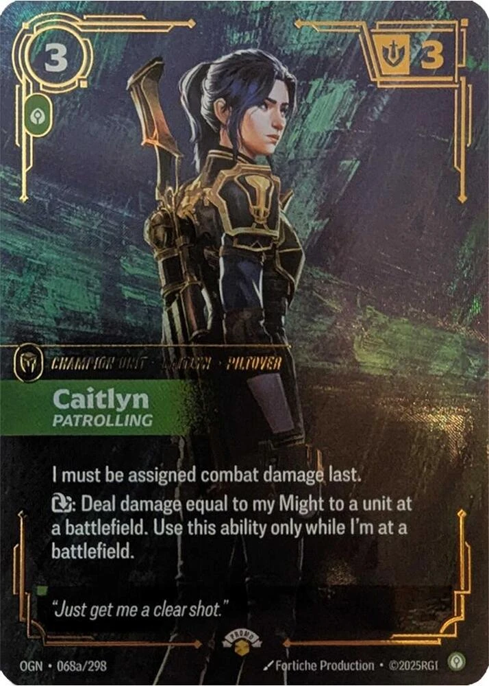 Caitlyn - Patrolling