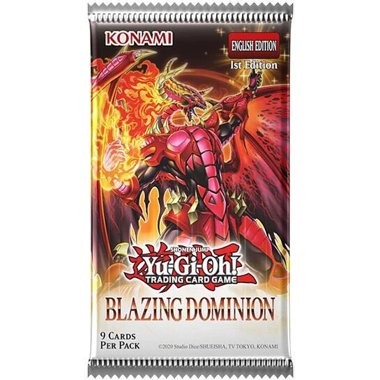 Blazing Dominion Booster Pack 1st Edition