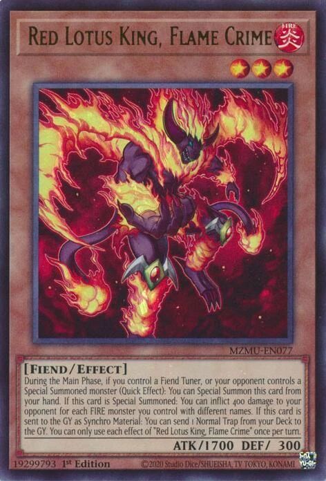 Red Lotus King Flame Crime