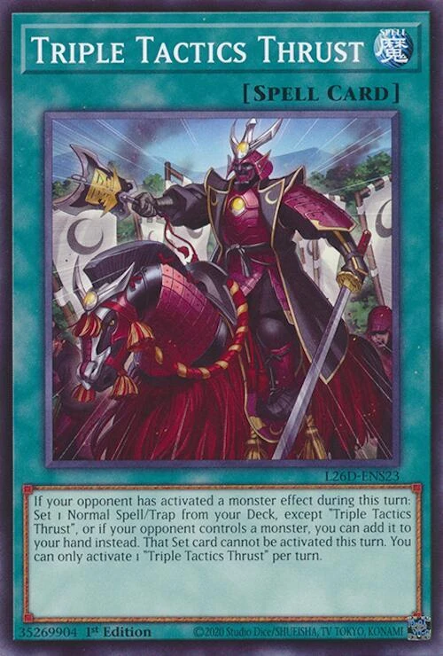 Triple Tactics Thrust
