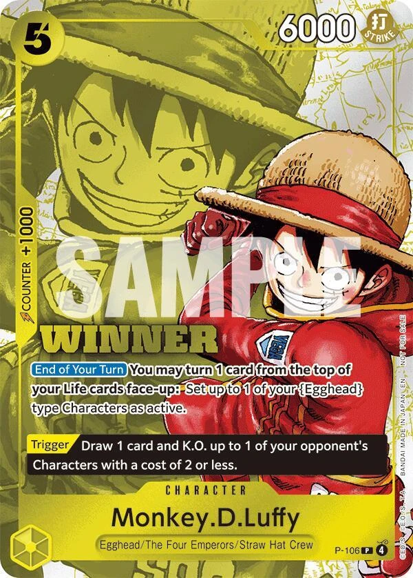 Monkey.D.Luffy Winner Pack 2026 Vol. 2