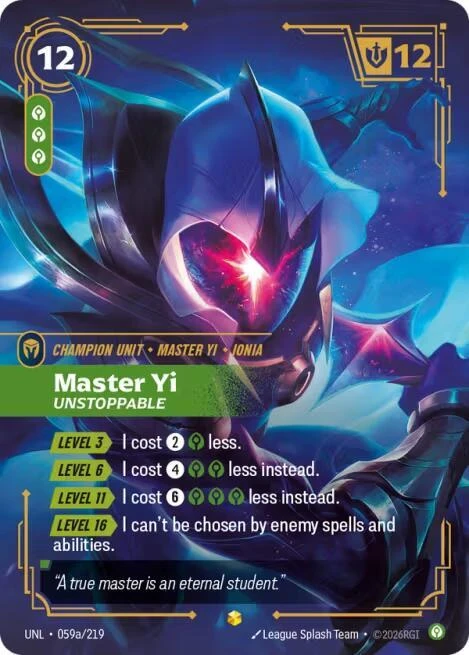 Master Yi - Unstoppable