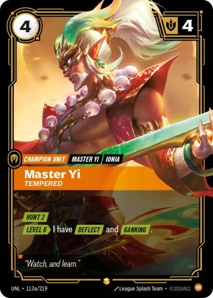 Master Yi - Tempered