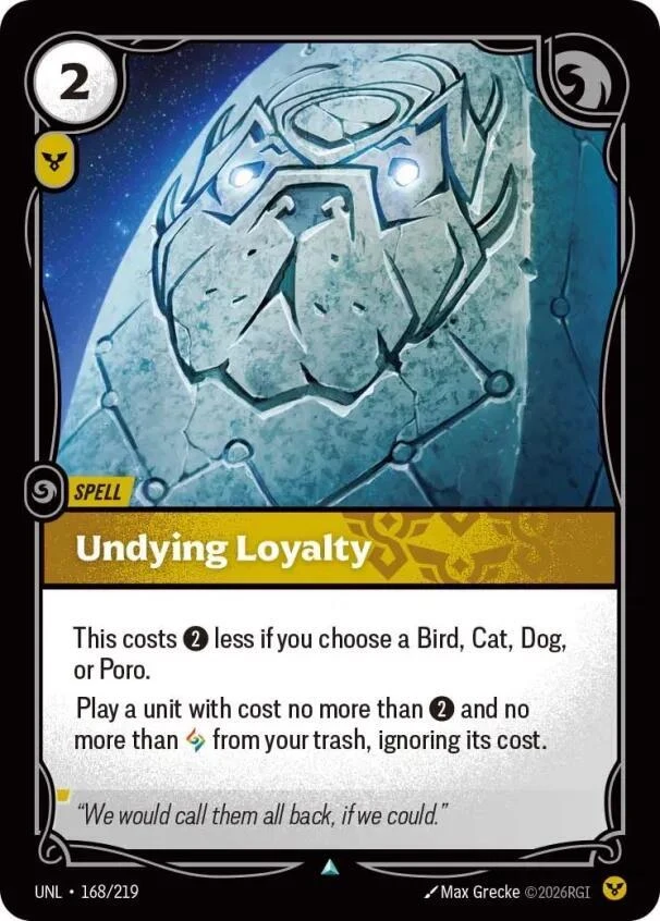 Undying Loyalty
