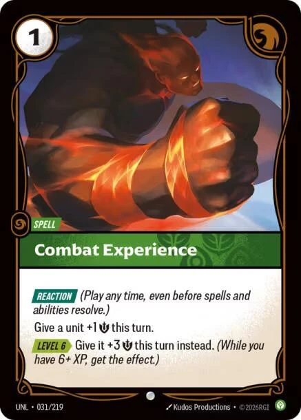 Combat Experience