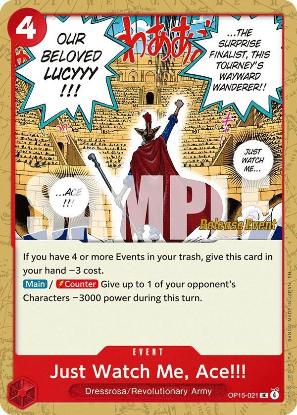 Just Watch Me, Ace!!! (Release Event)