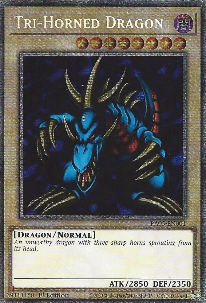 Tri Horned Dragon LOB 000