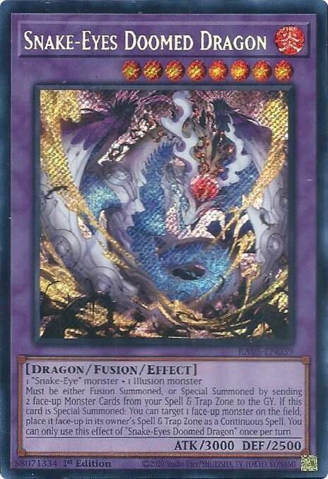Snake Eyes Doomed Dragon