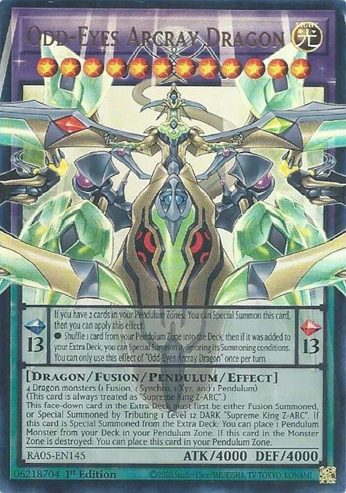 Odd Eyes Arcray Dragon