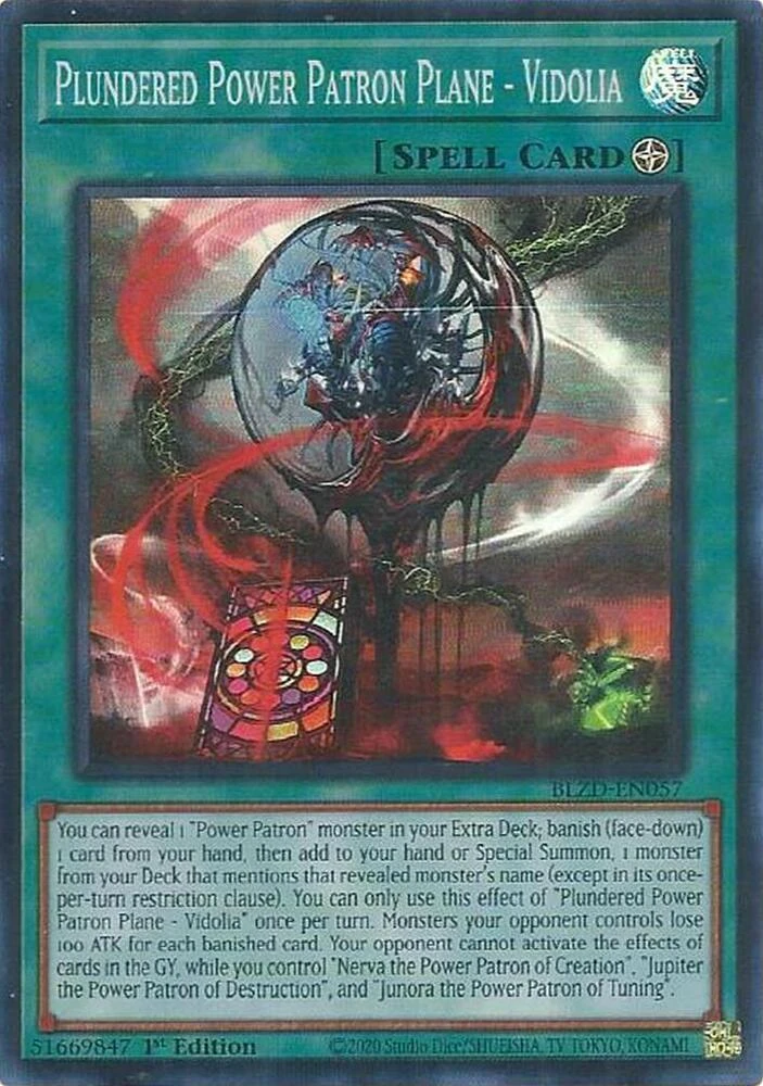 Plundered Power Patron Plane Vidolia