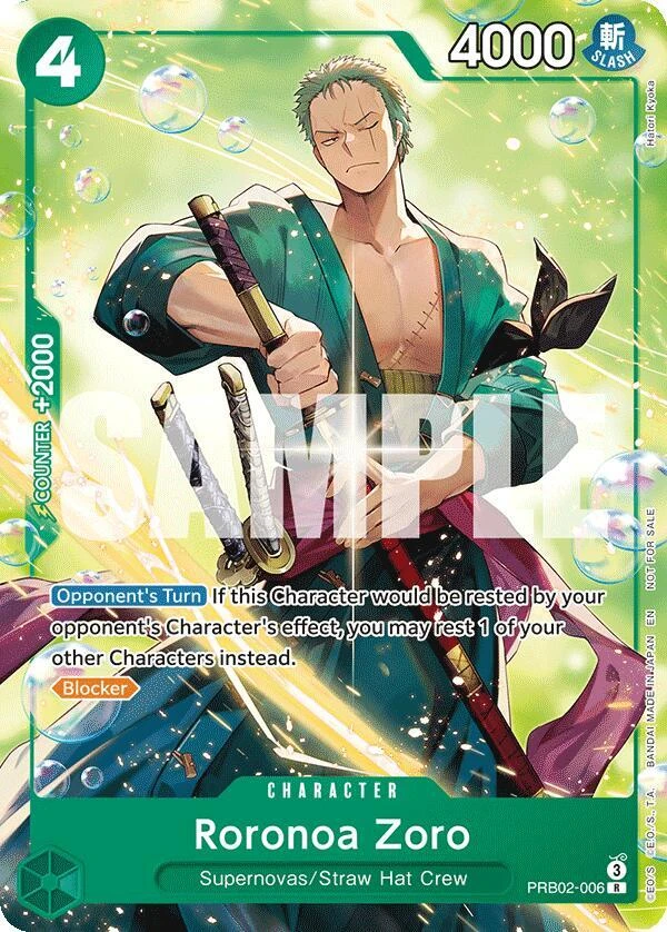Roronoa Zoro - PRB02-006 (Welcome Pack 2026 Vol.1)