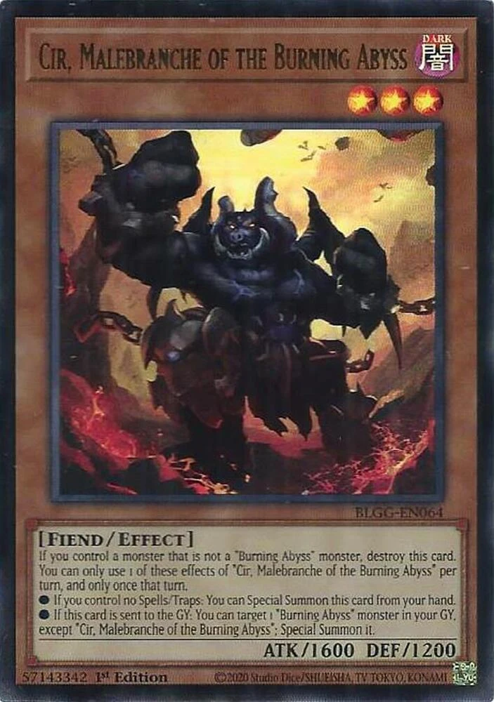 Cir Malebranche of the Burning Abyss