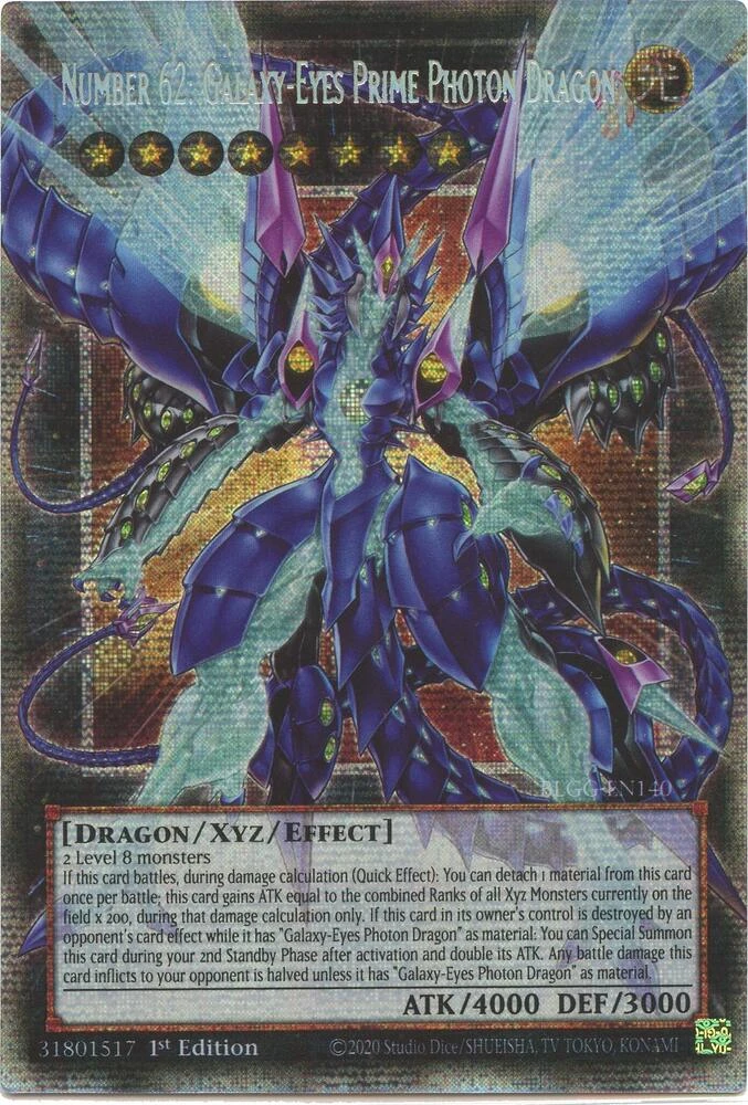 Number 62 Galaxy Eyes Prime Photon Dragon