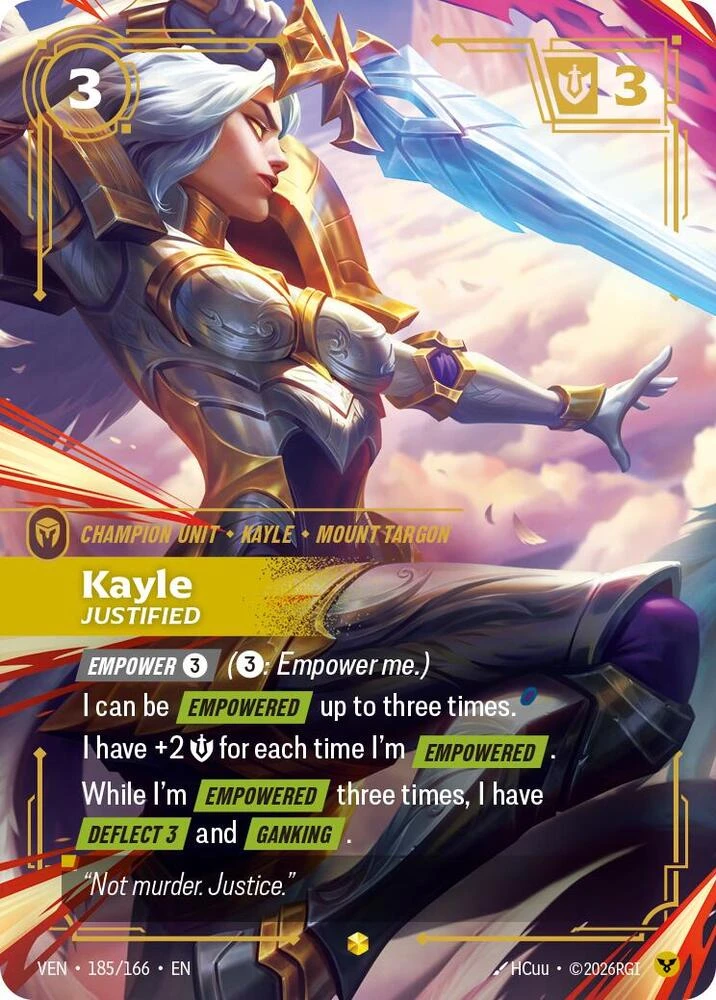 Kayle, Justified