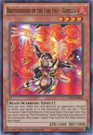 Brotherhood of the Fire Fist Gorilla