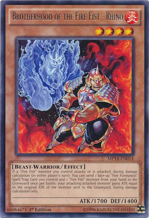 Brotherhood of the Fire Fist Rhino