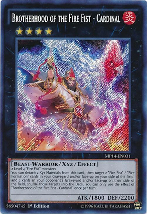 Brotherhood of the Fire Fist Cardinal