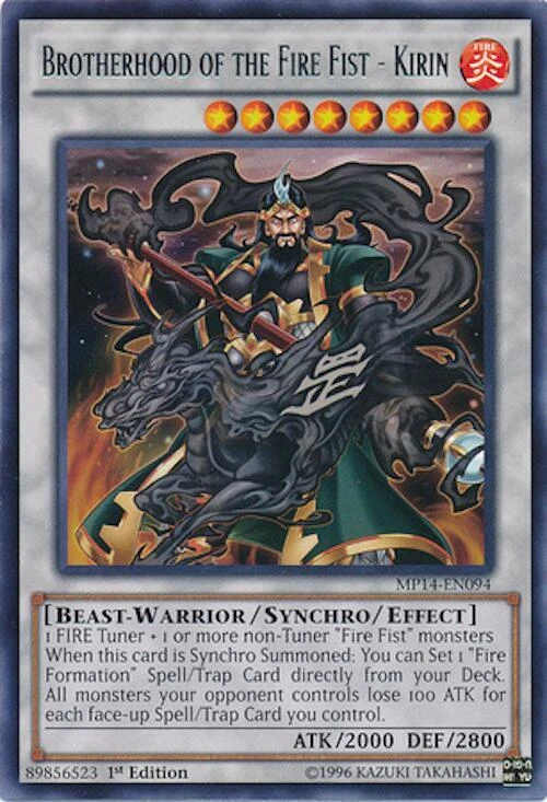 Brotherhood of the Fire Fist Kirin