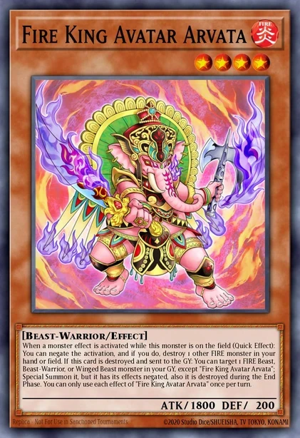 Fire King Avatar Arvata