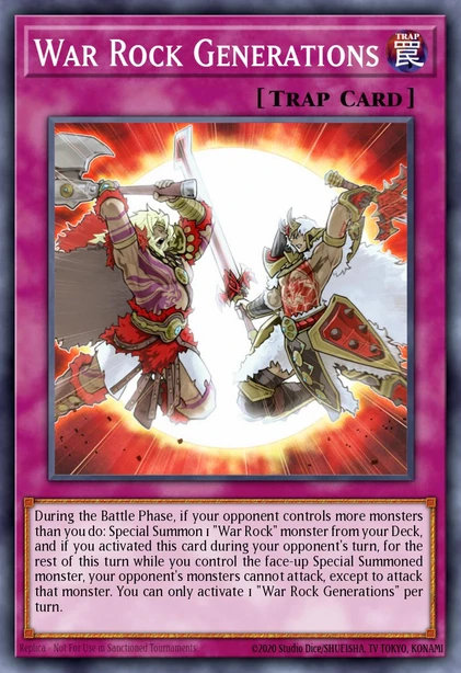 War Rock Generations