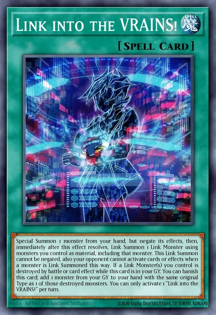 Link into the VRAINS!