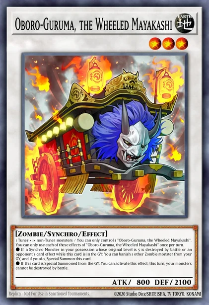 Oboro-Guruma, the Wheeled Mayakashi