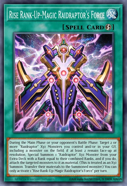 Rise Rank-Up-Magic Raidraptor's Force
