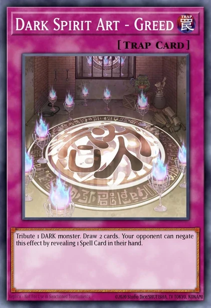 Dark Spirit Art - Greed