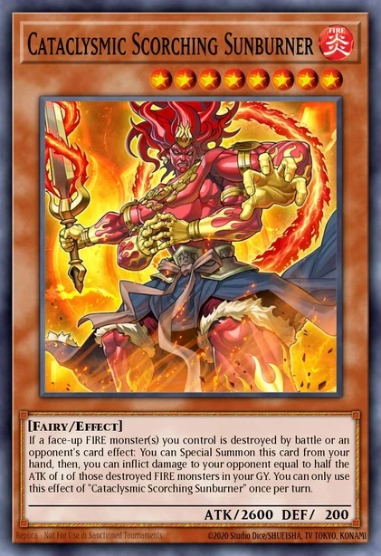 Cataclysmic Scorching Sunburner