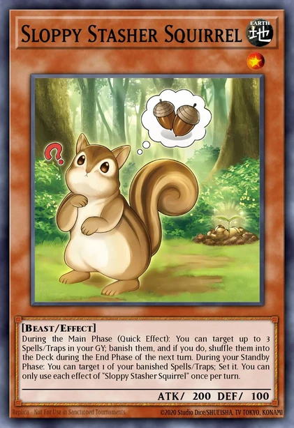 Sloppy Stasher Squirrel