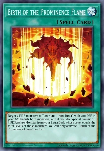Birth of the Prominence Flame