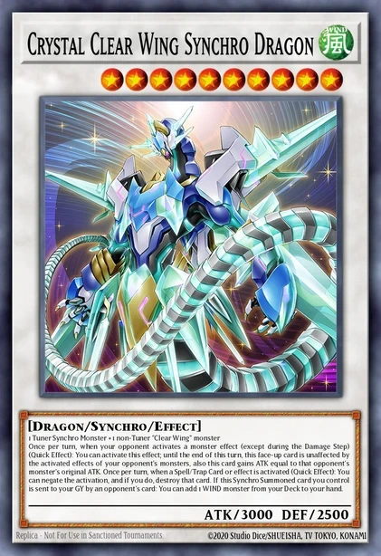 Crystal Clear Wing Synchro Dragon