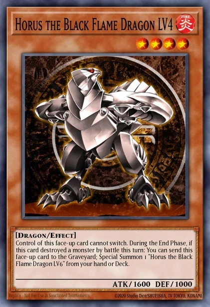 Horus the Black Flame Dragon LV4