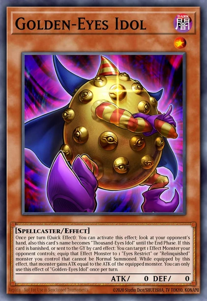 Golden-Eyes Idol