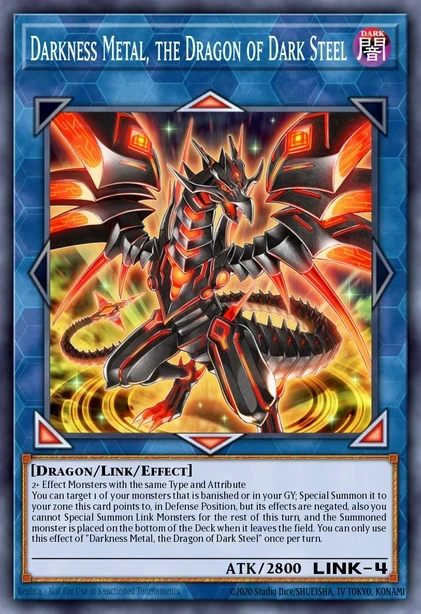 Darkness Metal, the Dragon of Dark Steel