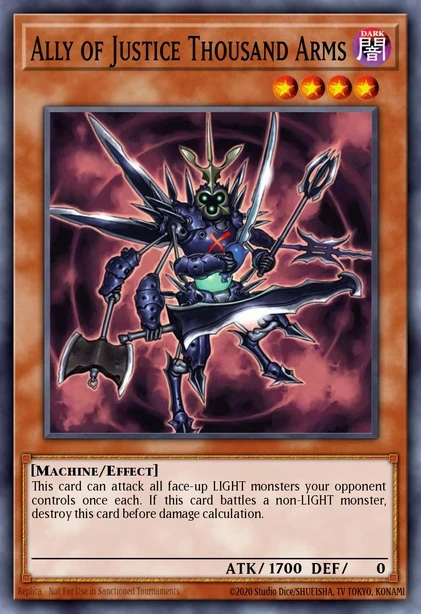 Ally of Justice Thousand Arms
