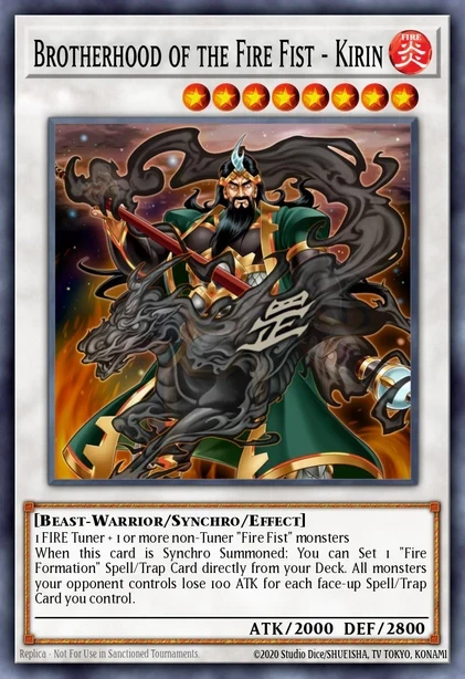 Brotherhood of the Fire Fist - Kirin
