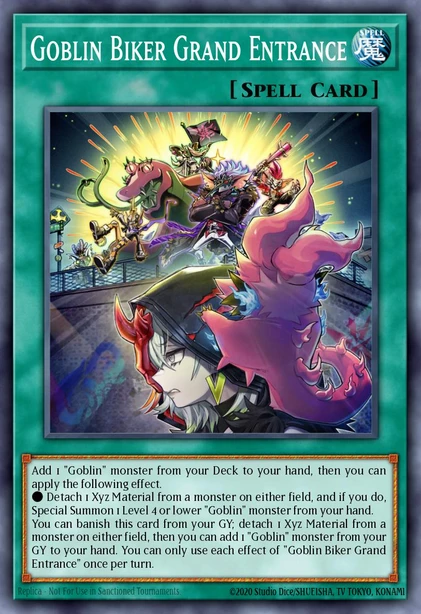 Goblin Biker Grand Entrance