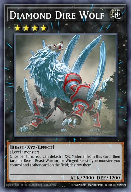 Diamond Dire Wolf