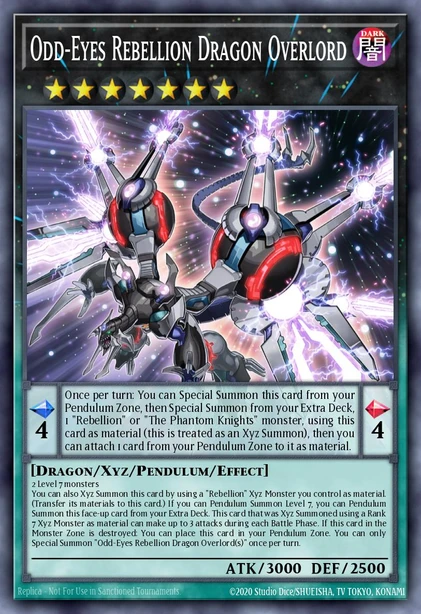 Odd-Eyes Rebellion Dragon Overlord