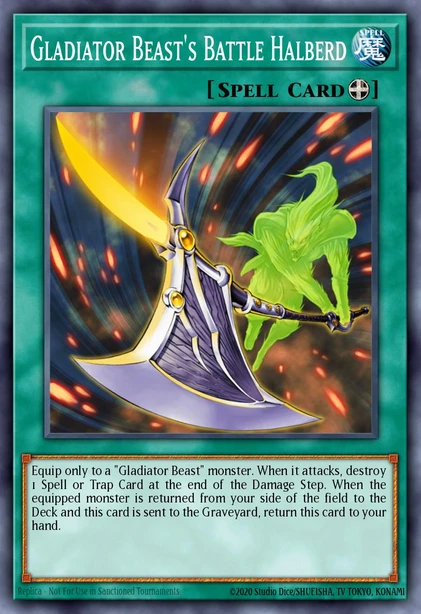 Gladiator Beast's Battle Halberd